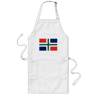 Long Tablier de drapeau de Groningue