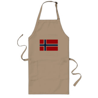Long Tablier de drapeau de la Norvège