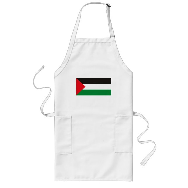 Long Tablier de drapeau de la Palestine (Devant)