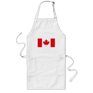 Long Tablier de drapeau du Canada