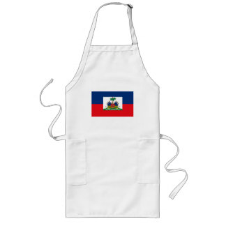 Long Tablier de drapeau du Haïti