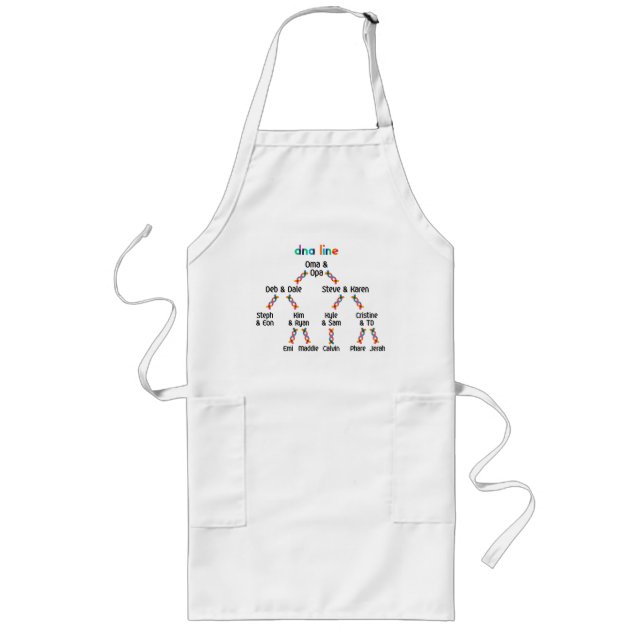 Long tablier de ligne d'ADN (Devant)