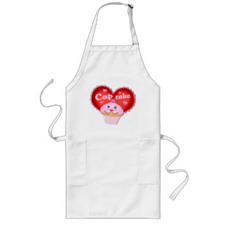 Long Tablier de petit gâteau de Saint-Valentin