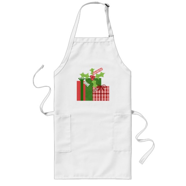 Long Tablier de vacances de Noël (Devant)