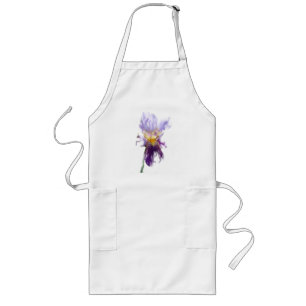 Long Tablier d'iris de lavande