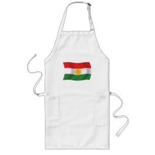 Long Tablier Drapeau du Kurdistan