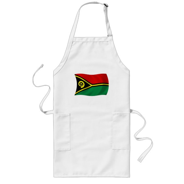 Long Tablier Drapeau du Vanuatu (Devant)