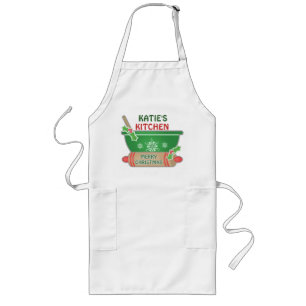 Long Tablier fait sur commande de Noël de