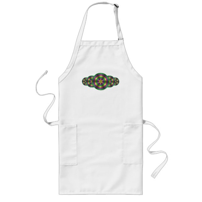 Long Tablier Illusion Mardi Gras (Devant)