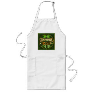 Long Tablier irlandais de Pub du jour de St Patrick