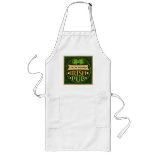Long Tablier irlandais de Pub du jour de St Patrick