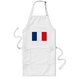 Long Tablier (léger) de drapeau de la France