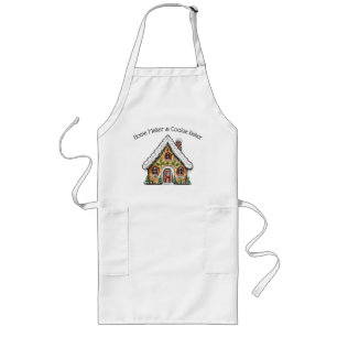 Long Tablier Maison en pain d'épice pour la cuisson des