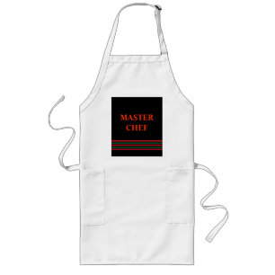 Long Tablier principal de coutume de Chef>