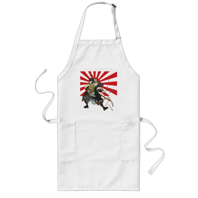 Long Tablier samouraï de drapeau (Devant)