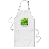 Long tablier "vert vivant"