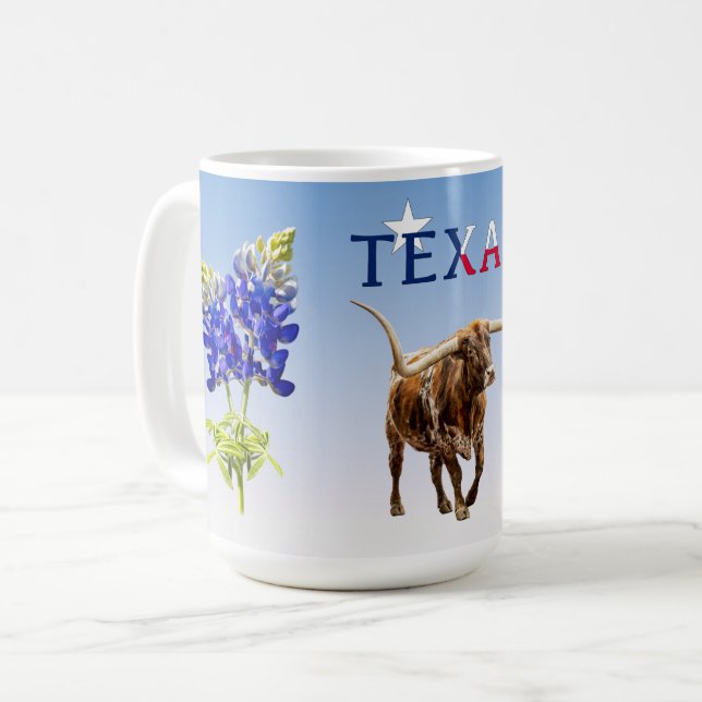 Longhorn, Fort Worth, Vieux-Ouest, Mug (Devant gauche)
