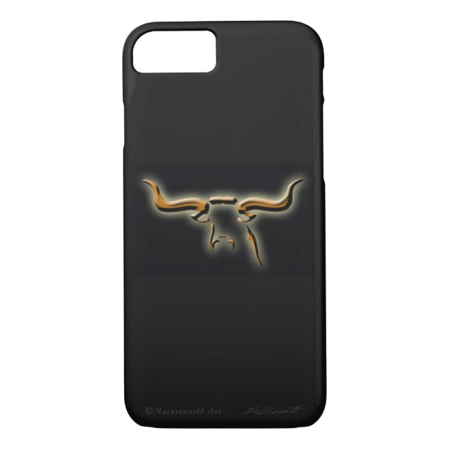 Longhorn Simple iPhone 7 à peine Coque (Dos)