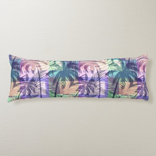 Longs Coussins du corps Motif Palm Tree (Devant)