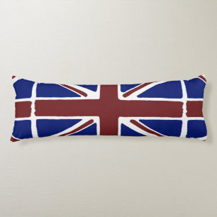 Longs coussins du corps Union Jack.