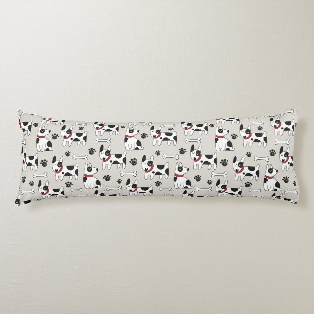 Longs Cute Chien Motif coussins du corps (Devant)