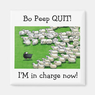 Longue Agneau Perdu : Bo Peep QUIT! Magnet
