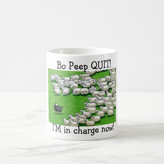 Longue Agneau Perdu : Bo Peep QUIT! Mug (Centre)