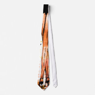 Longue cravate de jambes