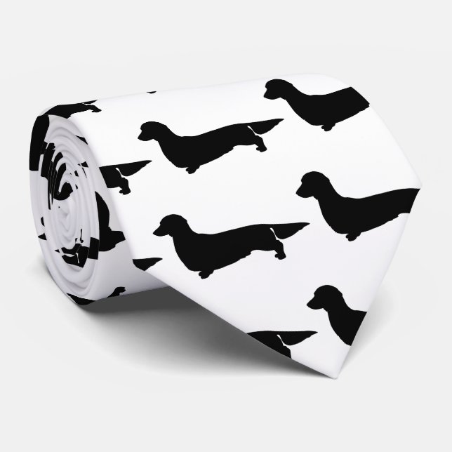 Longue cravate de teckel de cheveux (Roulé)