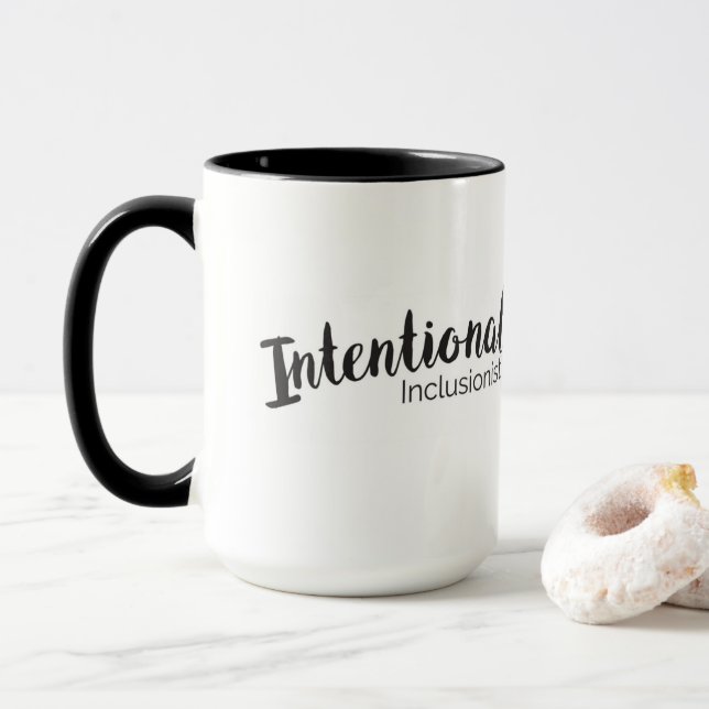 Longue tasse intentionnelle d'Inclusionist (Avec donut)