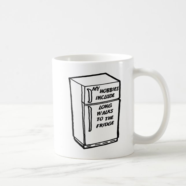 Longues marches jusqu'au frigo Mug drôle (Droite)