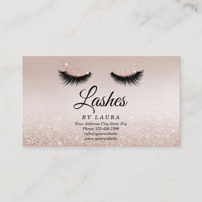 Longueur Lash Extension Makeust Artiste Carte de v (Devant)