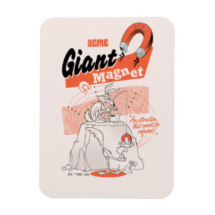LOONEY TUNES™   WILE E. COYOTE™ ACME Géant Magnet