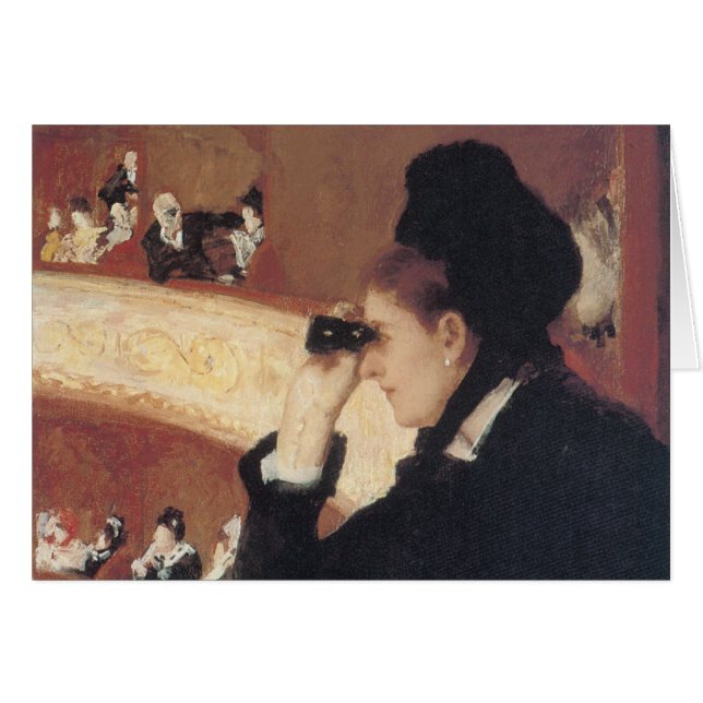 L'Opéra de Mary Cassatt, Impressionnisme Vintage (Devant horizontal)