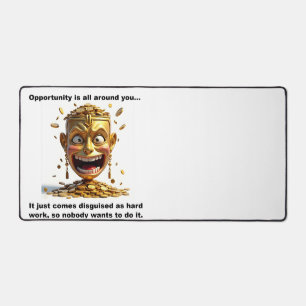 L'opportunité est partout tapis de bureau