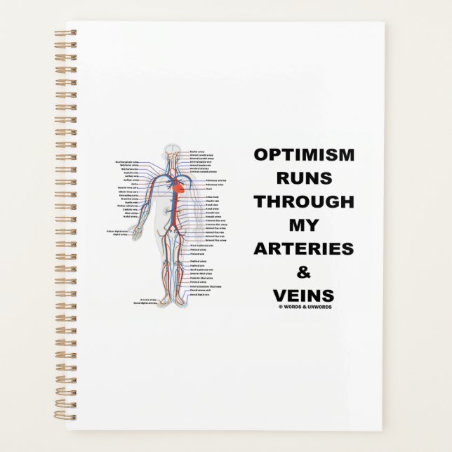 L'optimisme traverse mes artères et mes veines (Devant)