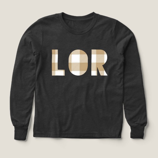 Lor Hmong Nom Plaid Family Matching Shirt (Motif recto)