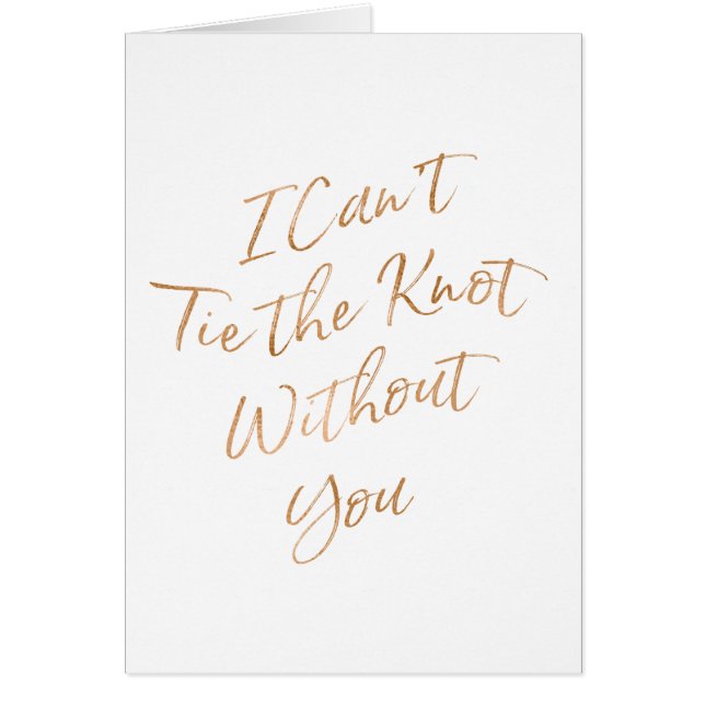 L'or s'est levé "je ne peut pas attacher le noeud (Devant)