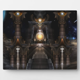 L'Orbe De La Plaque Photo D'Art Fractal Acrellis