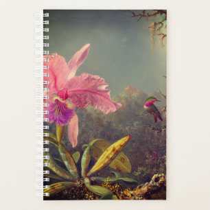L'orchidée de Cattleya et trois colibris Heade