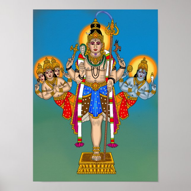 Lord Ekpada (Shiva) Poster (Devant)