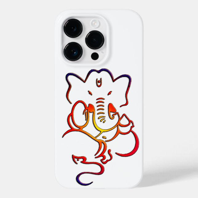 Lord Ganesh Hindu God coque iphone graphique (Verso)