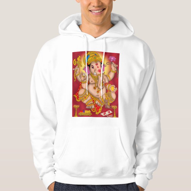 Lord Ganesha Sweat - shirt à capuche (Devant)