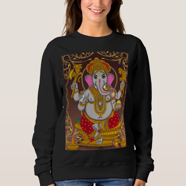 Lord Ganesha Sweat - shirt à capuche (Devant)