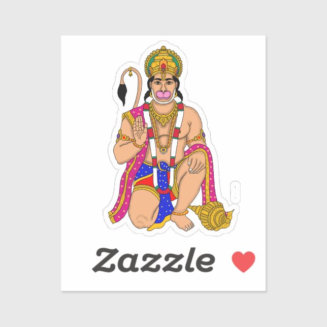 Lord Hanuman Stickers (Feuille)
