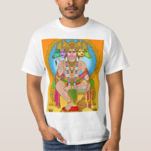Lord Hanuman T-Shirt Hindou puissant Devta Hanum
