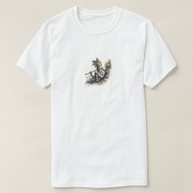 Lord Krishna design T-shirt pour hommes (Design devant)
