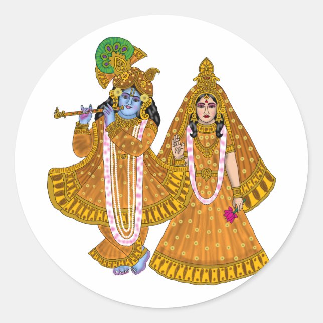 Lord Krishna Stickers (Devant)