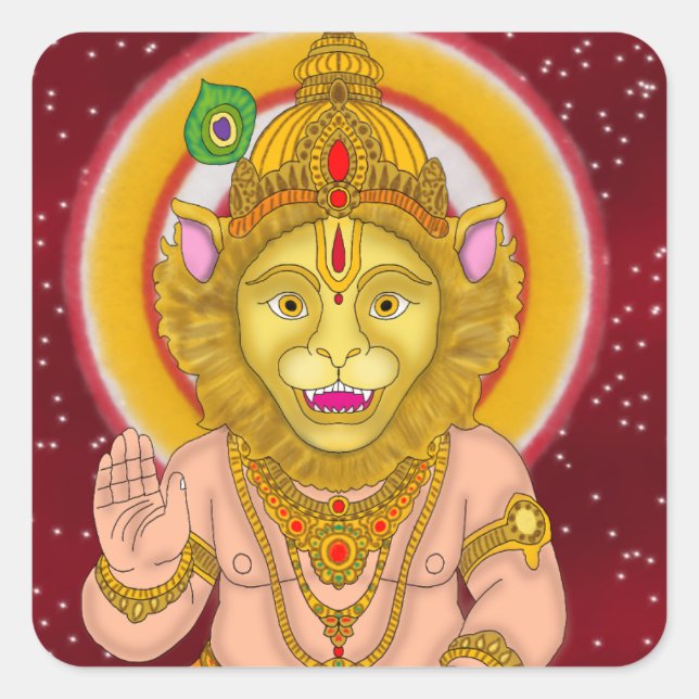 Lord Narsimha Stickers (Devant)