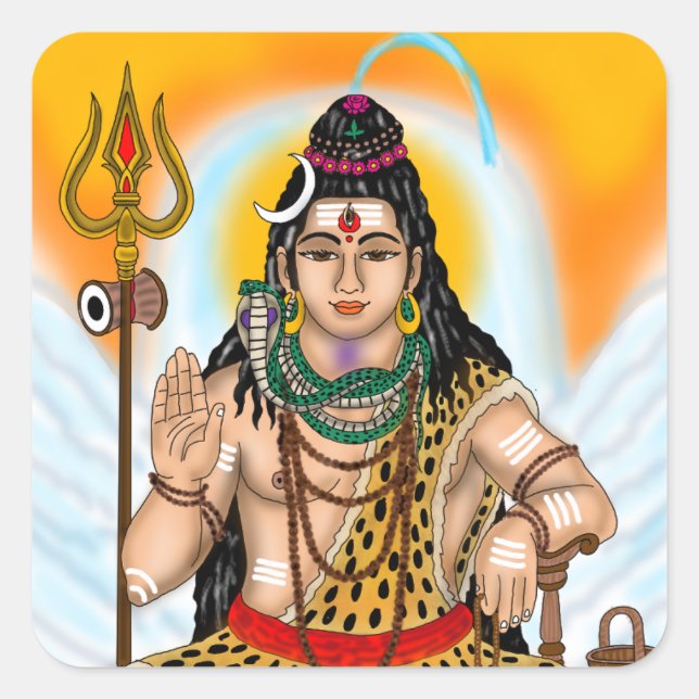 Lord Shiva Sticker (Devant)